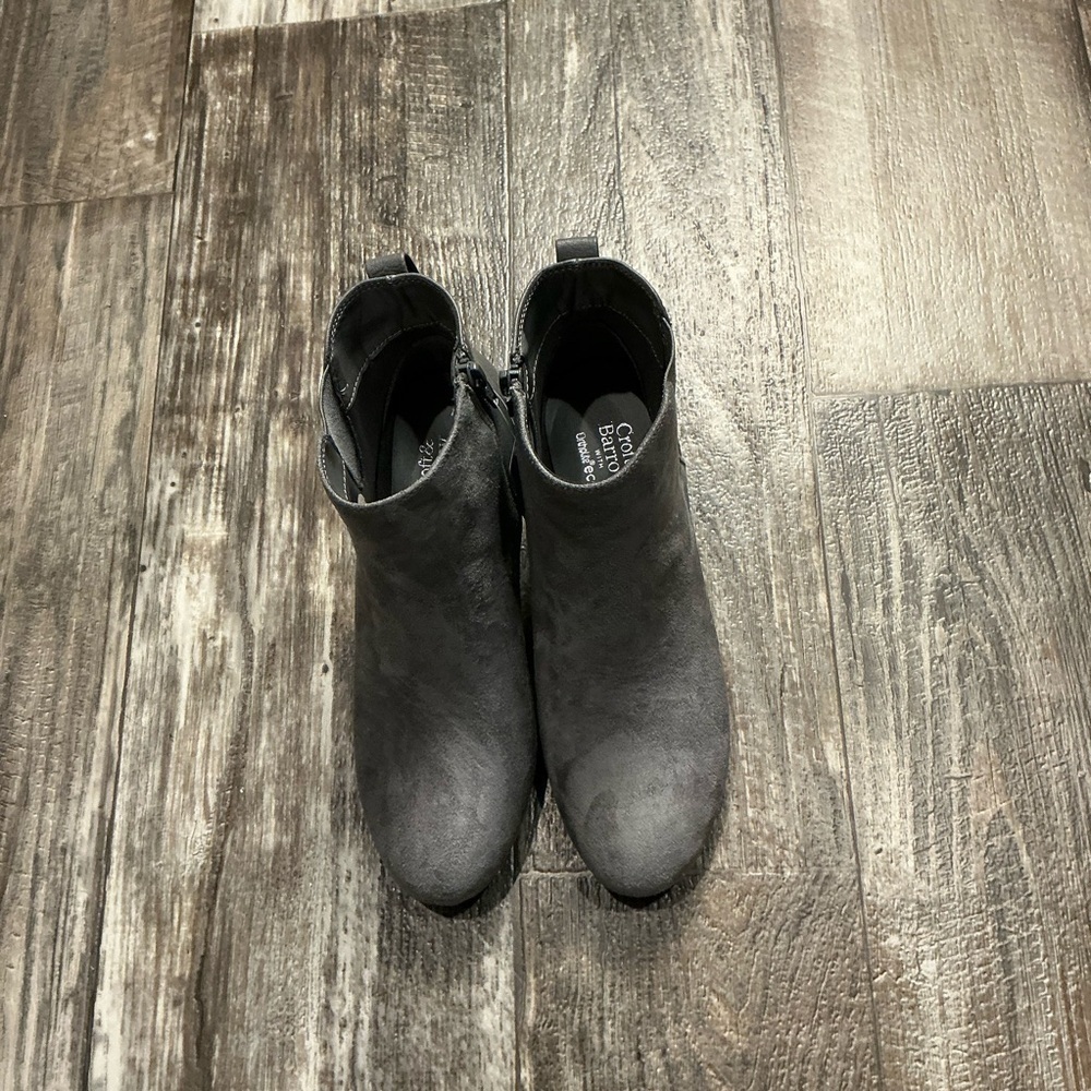 Croft and Barrow Women's Gray Wedge Ankle Boots Size 7 - Picture 5 of 12